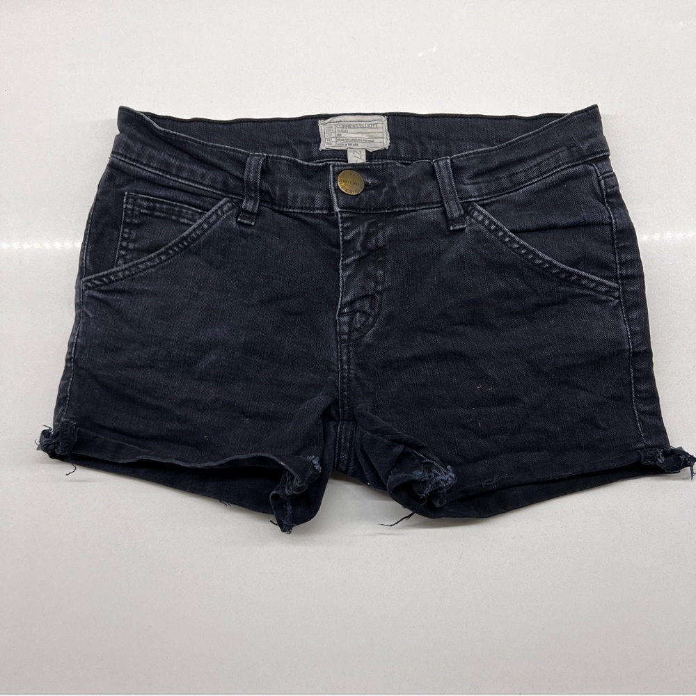 Current/Elliot Women's Black Denim Shorts